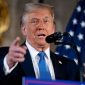 PALM BEACH, FLORIDA - DECEMBER 16: U.S. President-elect Donald Trump speaks at a news conference at Trump's Mar-a-Lago resort on December 16, 2024 in Palm Beach, Florida. In a news conference that went over an hour, Trump announced that SoftBank will invest over $100 billion in projects in the United States including 100,000 artificial intelligence related jobs and then took questions on Syria, Israel, Ukraine, the economy, cabinet picks, and many other topics. (Photo by Andrew Harnik/Getty Images)